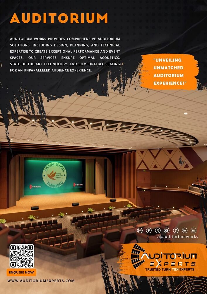 Stageworks Auditorium - Immersive Space Solutions | Customized Design, Stage Engineering, Acoustic Enhancements, Integrated Av Technology, Project Management