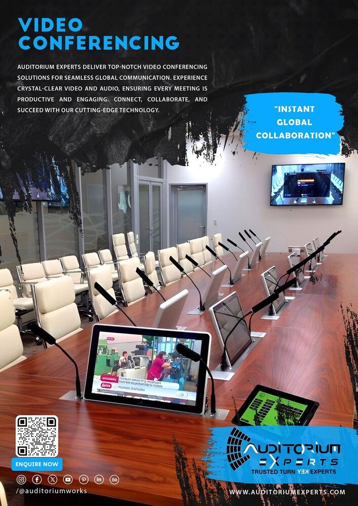 Video Conferencing - Advanced Hd Connectivity | Effortless Communication, Crystal-clear Audiovisual Quality, Ideal For Meetings And Events