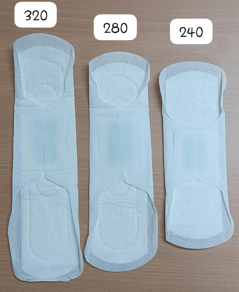 Sanitary Pad - Thin Design, Single Use, Disposable, White Color | Anti-bacterial, Comfortable Fit, No Leakage, Odor-free, Noise-free