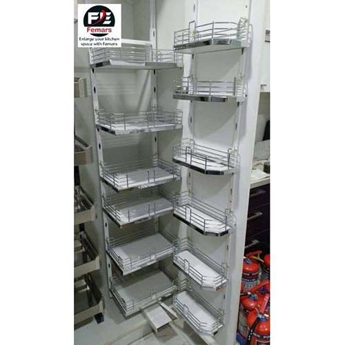 Pantry Unit Alina Softclose With 12 Baskets - Application: Kitchen & Living Room