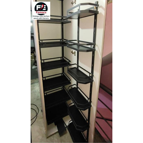 Pantry Unit Flatwire Coated Softclose With 12 Baskets