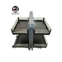 Magic Corner  Glass Basket - Application: Kitchen & Living Room