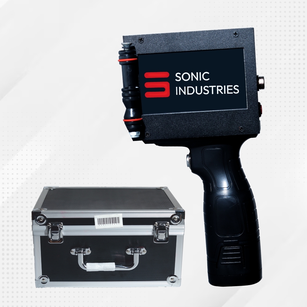 Sonic 12.7mm Handheld Inkjet Printer for Date, MRP, and Logo Printing