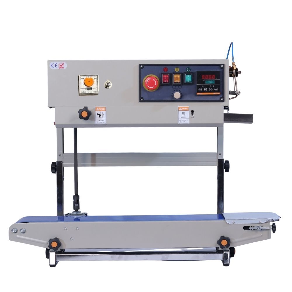 Vertical Band Sealer with nitrogen flushing Mild steel body 3kg top model