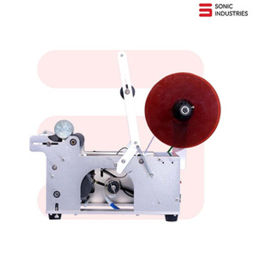 Sonic MT-50 Semi Auto Round Bottle Labelling Machine
