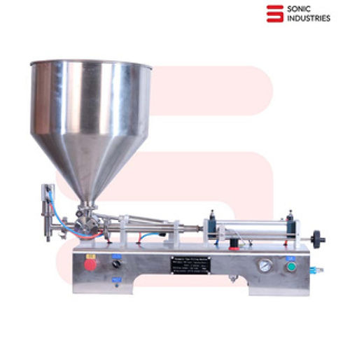 Sonic Gcg -A Single Head Pneumatic Paste Filler Machine - Air Consumption: Normal