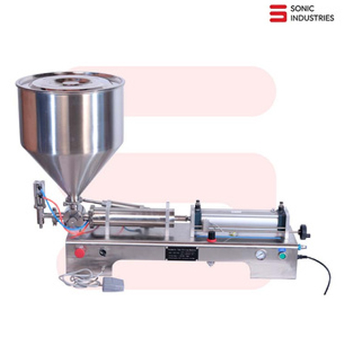 Sonic Gcg -A Single Head Pneumatic Paste Filler Machine - Air Consumption: Normal