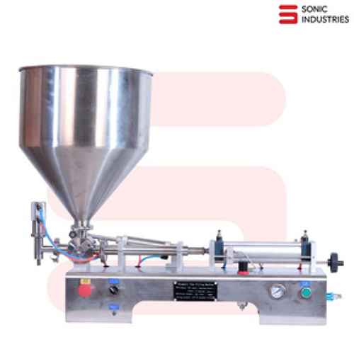 Sonic Gcg -A Single Head Pneumatic Paste Filler Machine - Air Consumption: Normal