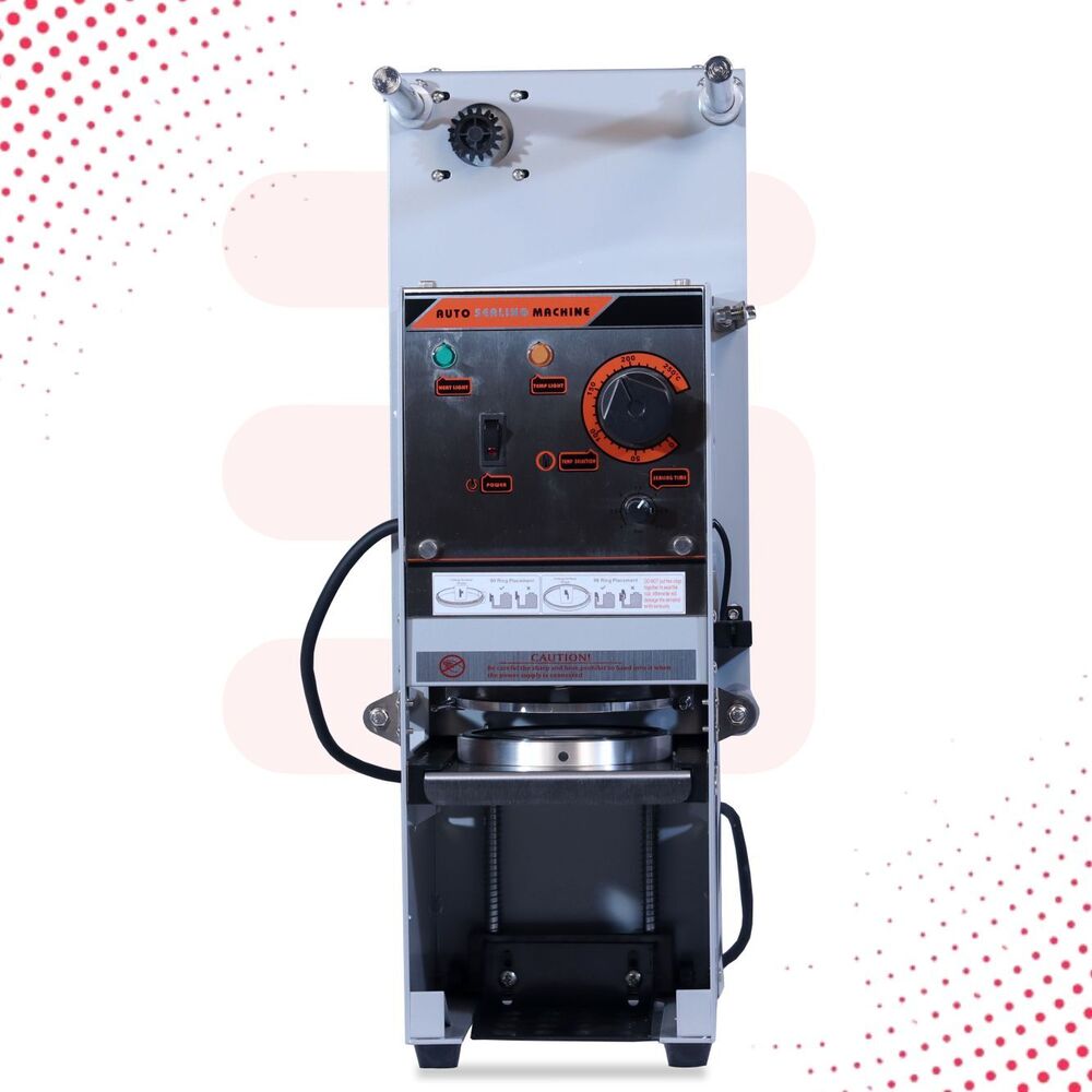 Automatic Stainless Steel Cup Sealer  Beverage and Can Packaging Machine for Plastic Cups