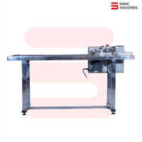 Sonic Fa-300 Heavy Duty Stacker Conveyor - Mild Steel, Flat Belt Design | Heat-resistant For Industrial Use, 1-year Warranty