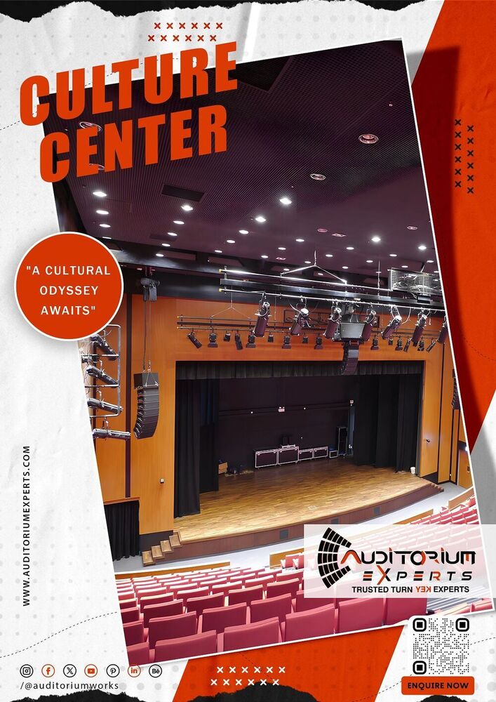 Culture Centre - Custom Design, Multi-purpose Spaces, Advanced Av Technology, Artistic Lighting Solutions, Accessibility & Sustainability
