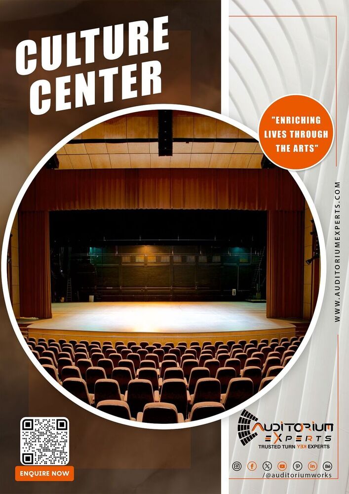 Culture Centre - Custom Design, Multi-purpose Spaces, Advanced Av Technology, Artistic Lighting Solutions, Accessibility & Sustainability