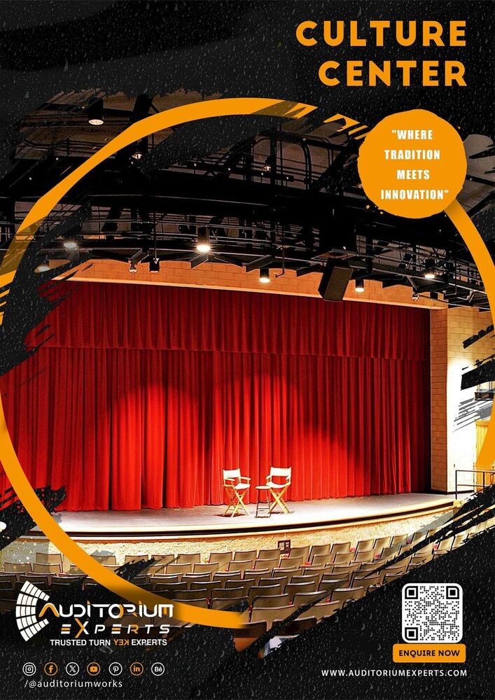 Culture Centre - Custom Design, Multi-purpose Spaces, Advanced Av Technology, Artistic Lighting Solutions, Accessibility & Sustainability