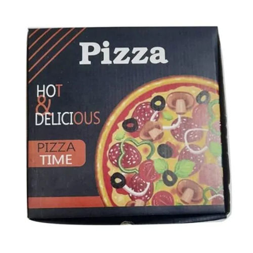 Printed Paper Pizza Box - Shape: Square