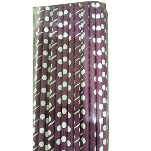 Craft Paper Straw - Color: Yellow & White