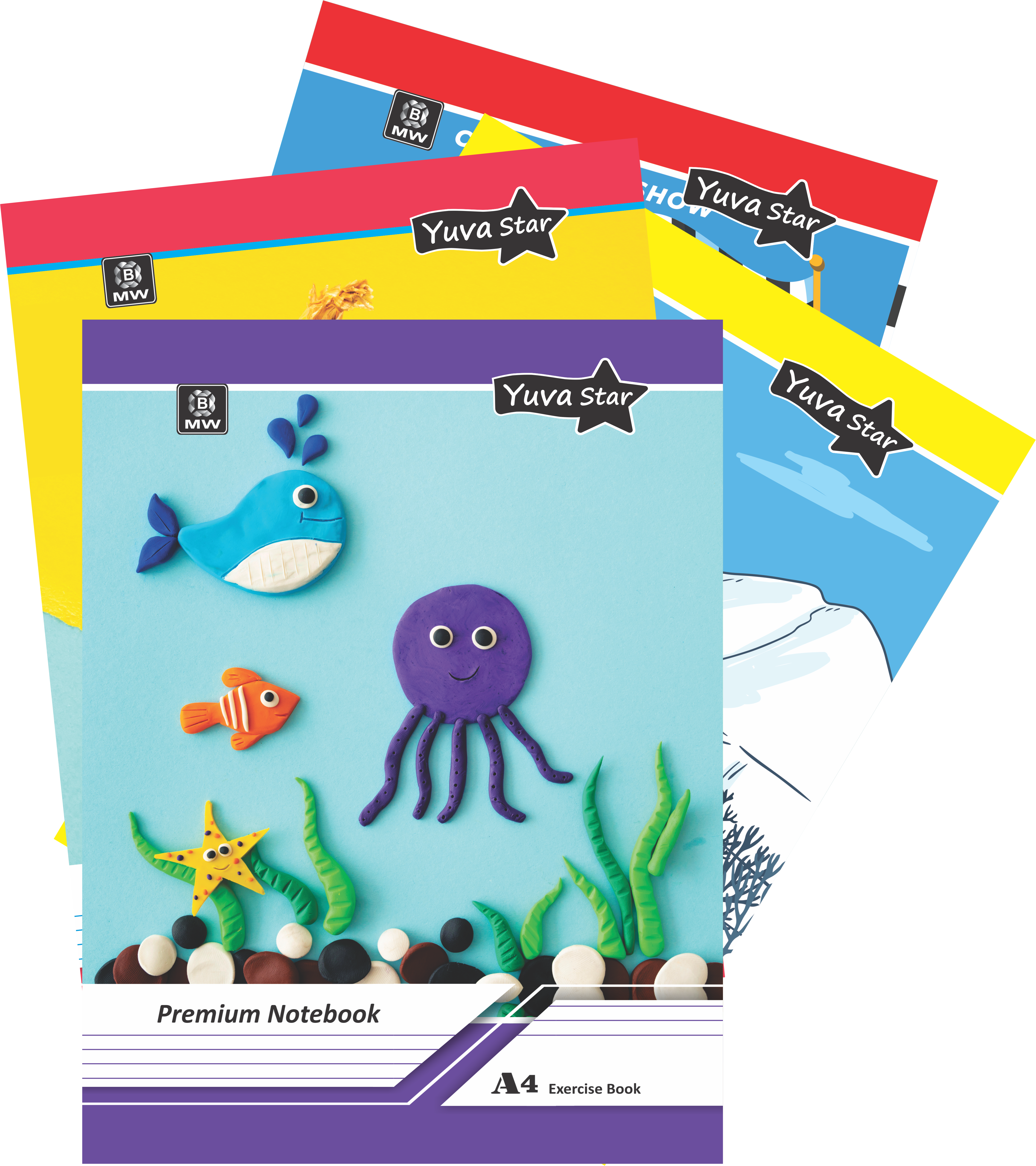 A4 Notebook 160 Page - Premium Paper, 21x28 Cm Size, Whiteback Cover | Perfect Binding, Ideal For School, Office, And College Use