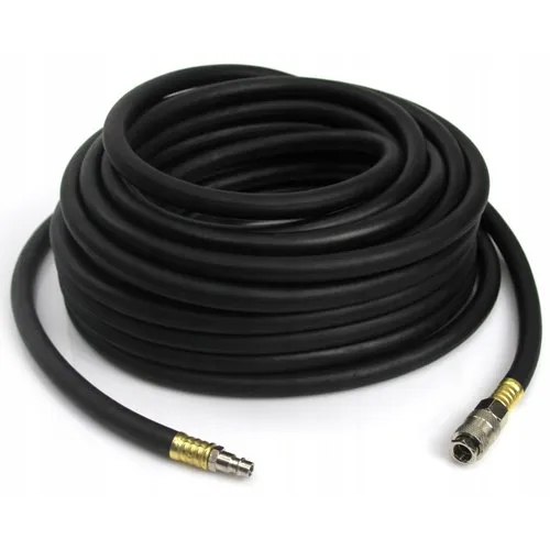 Pneumatic Rubber Hose Pipe - High-Quality Rubber, 0.5 to 5 Inches Diameter, Black Color | Durable, Flexible, Industrial Use, 6m to 12m Length