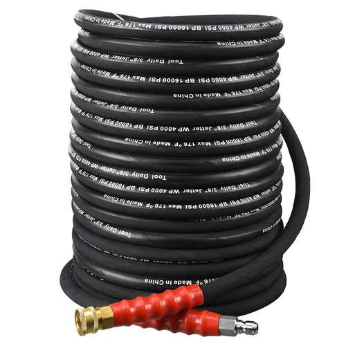 Rephin High Pressure Hydraulic Hoses - Color: Black