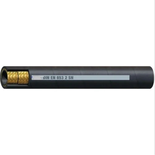 Sae 100 R1 At Hydraulic Hoses - Color: Black