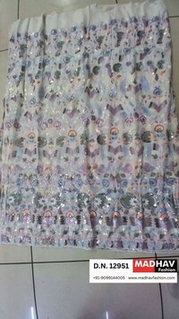 Shop Now Luxurious Sequins Georgette Fabric for Bridal & Partywear