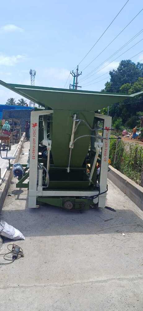 Autofeeder 800 Solid Block Making Machine - Color: Green