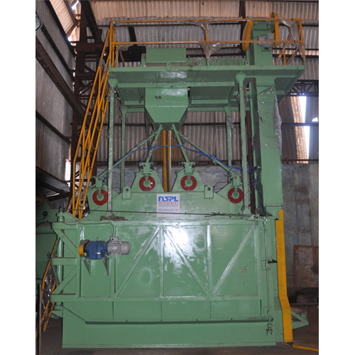 SBM 4TB10 Wire Rod Shot Blasting Machines Off Line Single Door