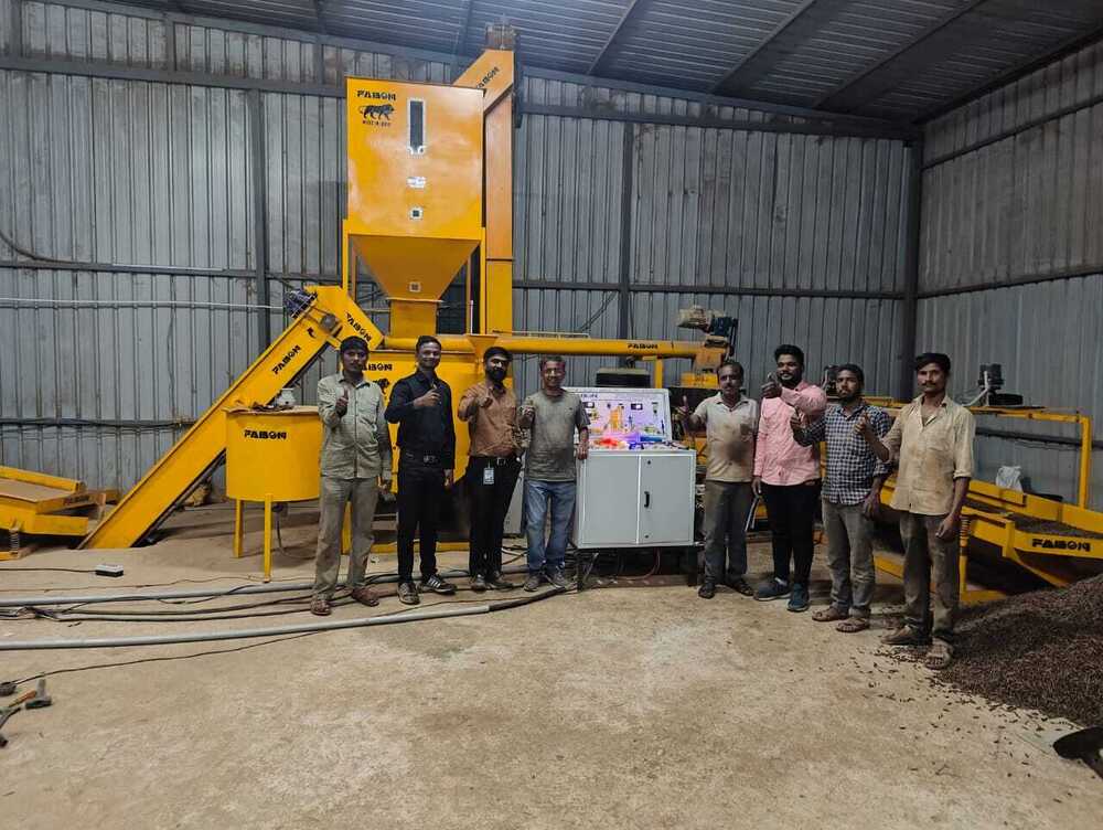 Automatic Cattle Feed Pellet Plant 1000 Kg Hour - Automatic Grade: Semi-automatic