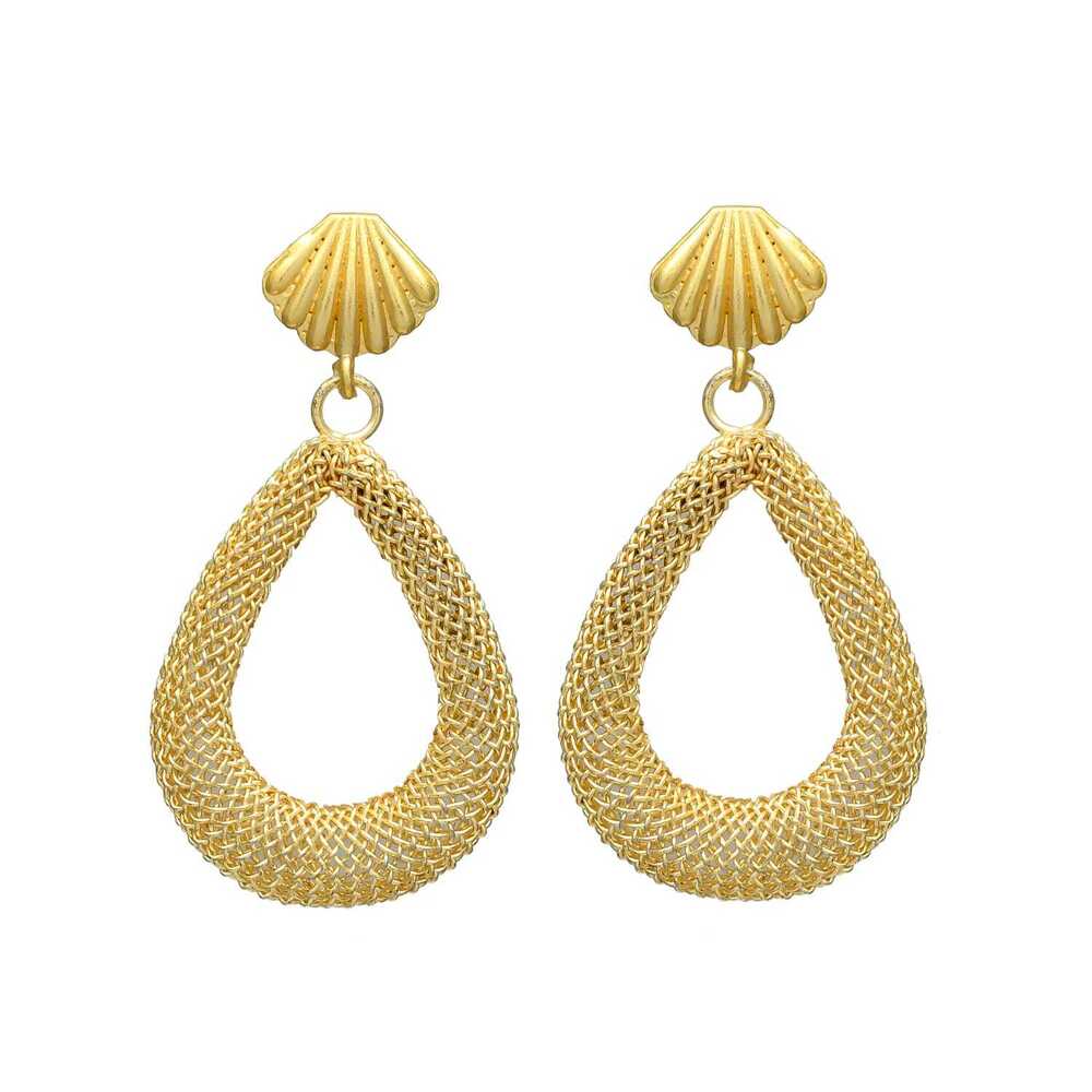 New arrival seashell head woman tear drop designer earring