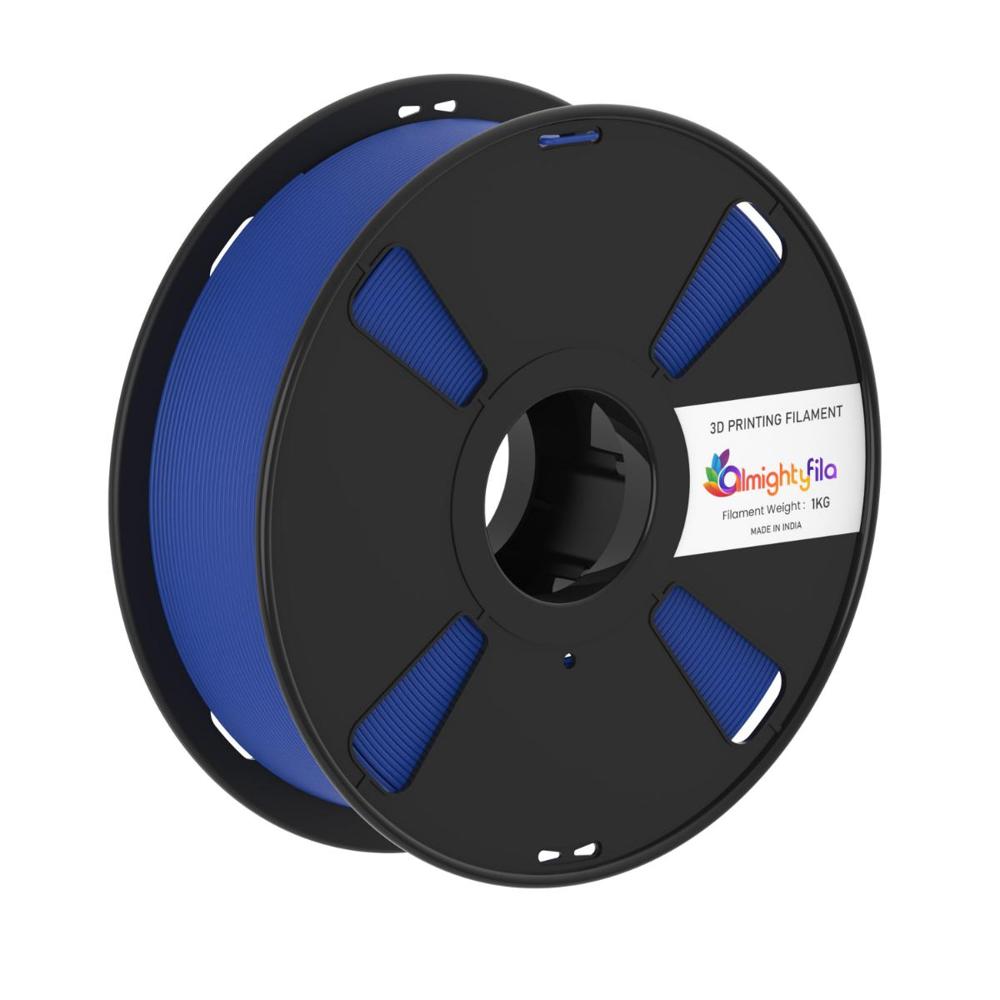 Almightyfila Pla+ 3D Printing Filament (Navy Blue) | Filament Weight: 1Kg | 1.75Mm - Color: Black