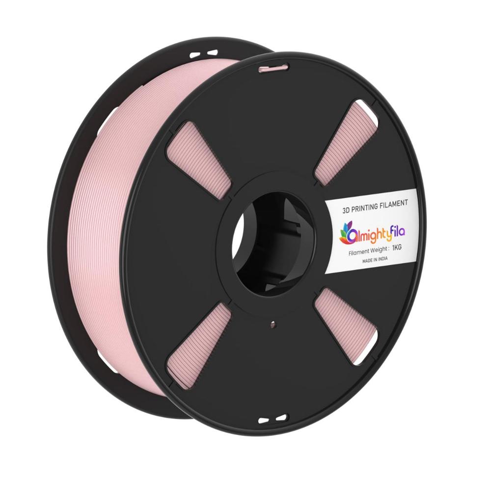 Almightyfila Pla+ 3D Printing Filament (Pink) | Filament Weight: 1Kg | 1.75Mm - Color: Off White