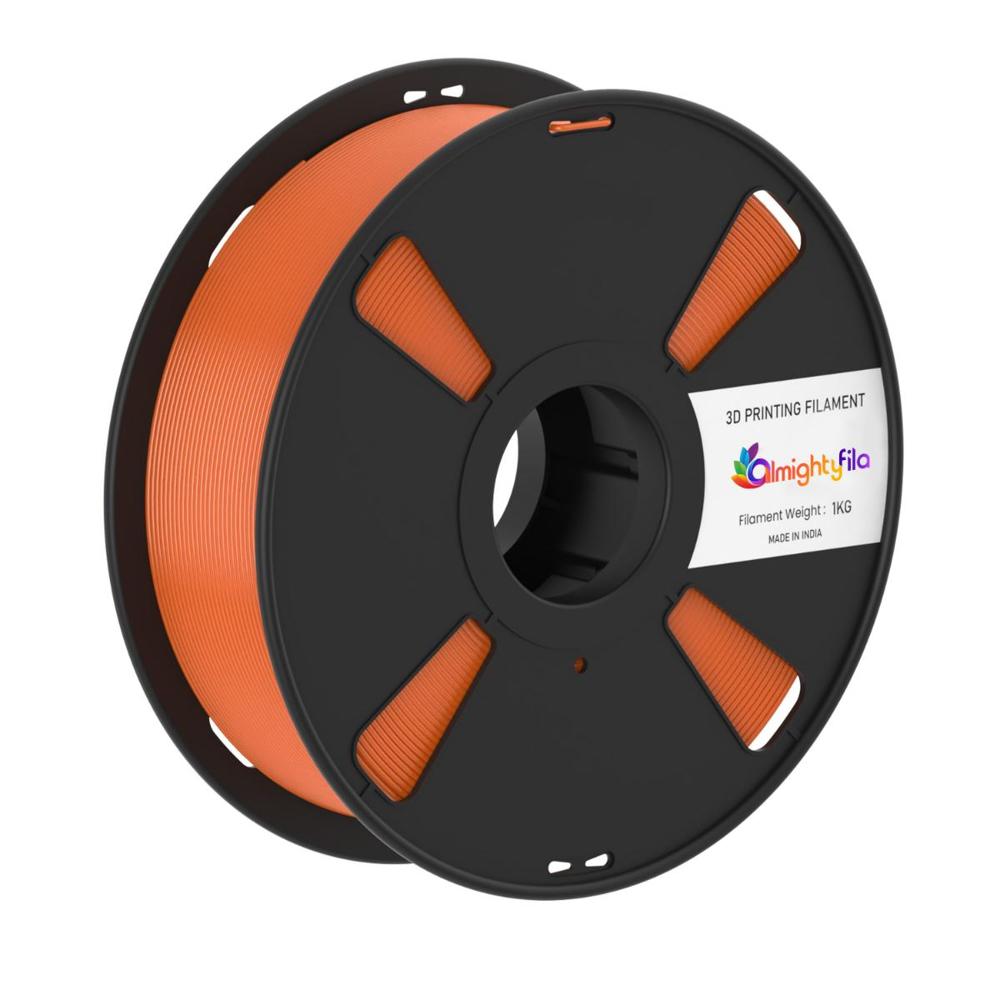Pla Pro Glossy 3d Printer Filament (orange) | Filament Weight: 1kg | 1.75mm - Color: Orange
