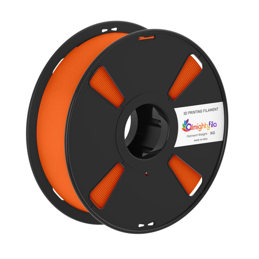 Pla+ Fluorescent (Orange) 3D Printer Filament - Color: Orange