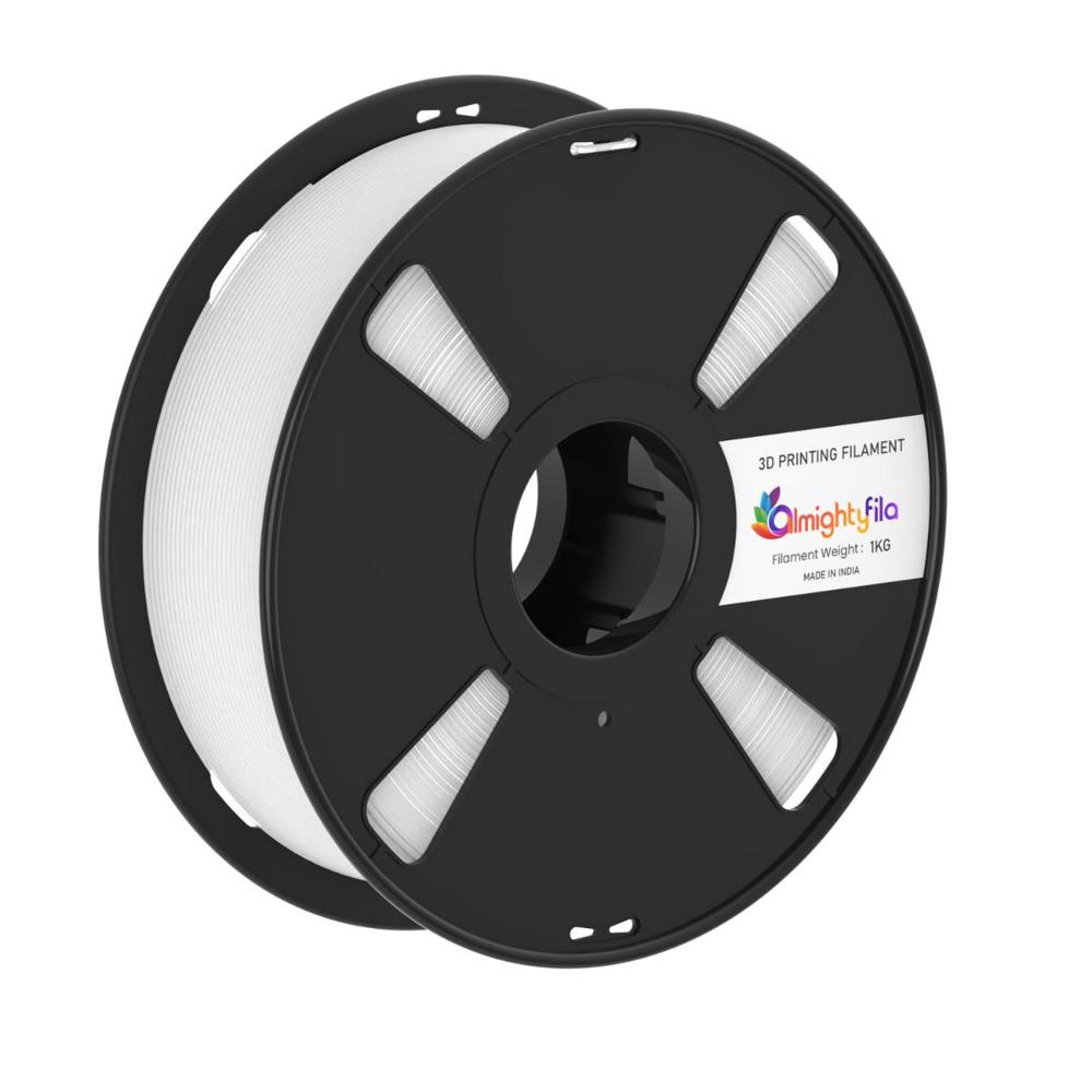 Almightyfila Pla+ 3D Printing Filament (Star White) | Filament Weight: 1Kg | 1.75Mm - Color: Orange