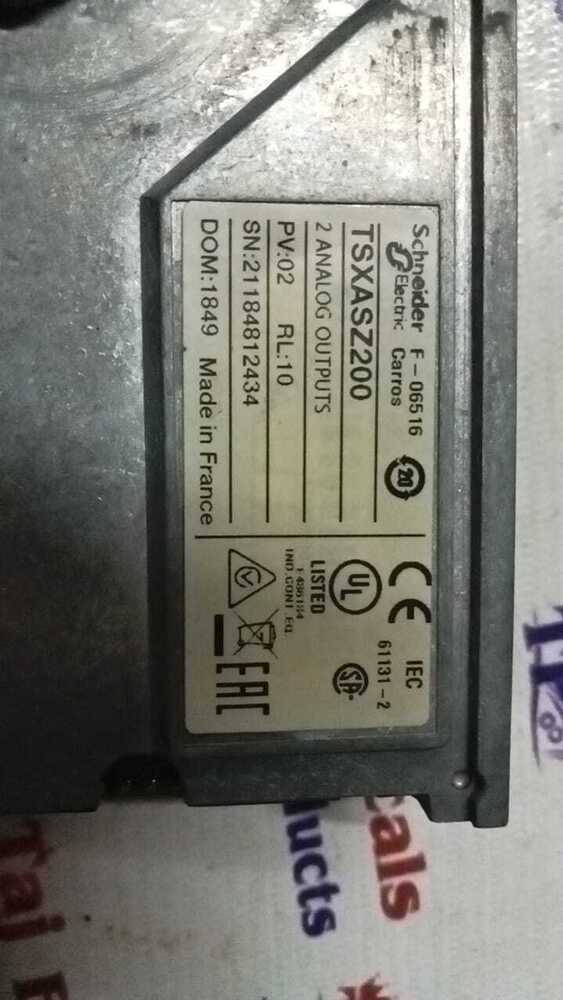 Schneider Tsxasz200 Plc - Application: Industrial Automation