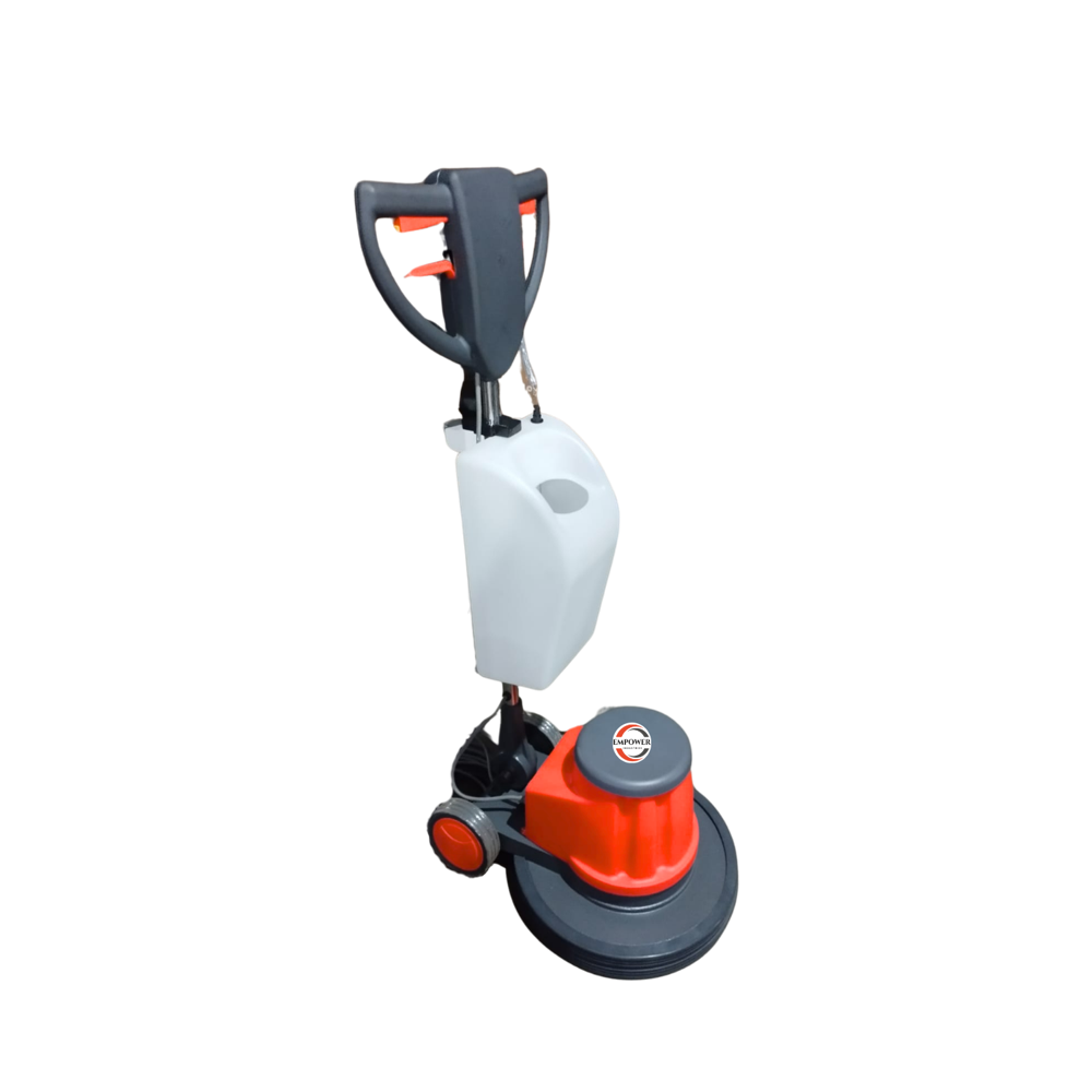 Portable Lithium Electric Floor Scrubber - Color: Black