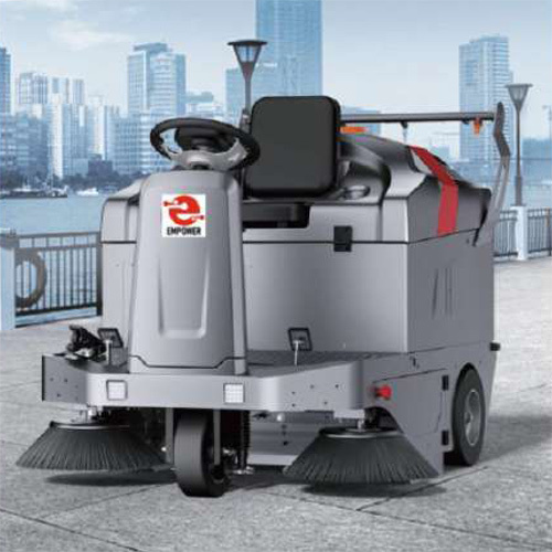 Electric Double Suction Driving Broom Sweeper - Capacity: 20