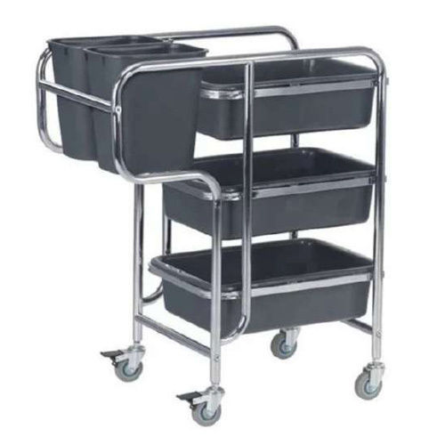 Portable Restaurant Trolley - Height: 3.5 Foot (Ft)