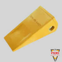 Hitachi 45s Hydraulic Excavator Bucket Teeth - Color: Yellow