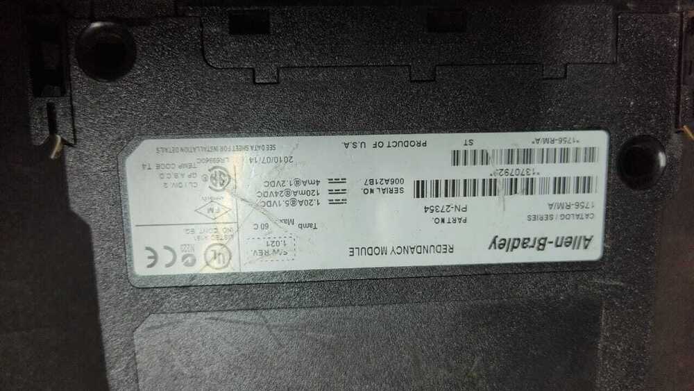 Allen Bradley Redundancy Module 1756-rm/a - Color: Gray