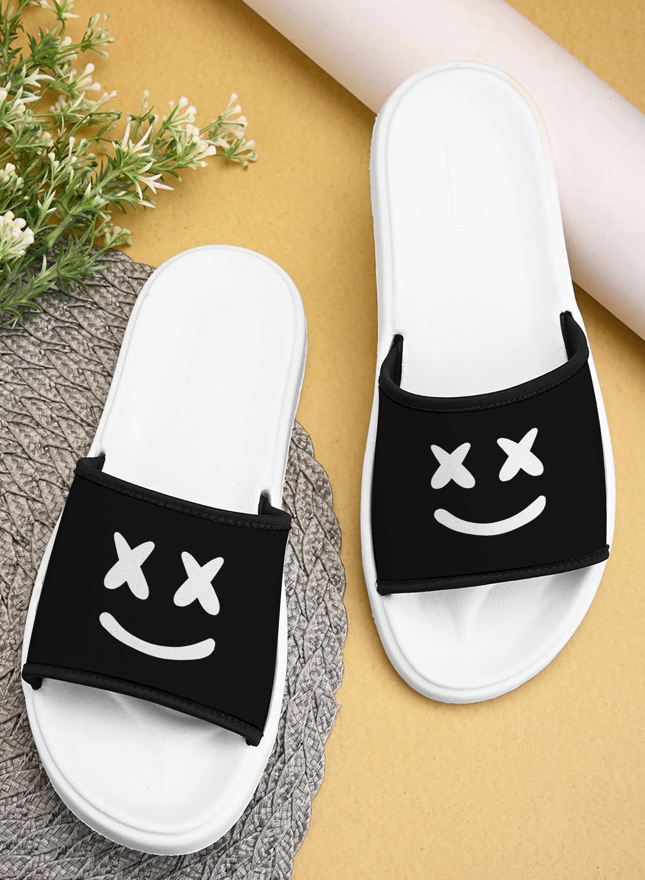 Mass Malo Printed Women Flip Flop Slippers - Lightweight, Anti-skid, Durable- Indoor & Outdoor Daily Footwear Stylish & Trendy Chappal for Beach, Home, Party