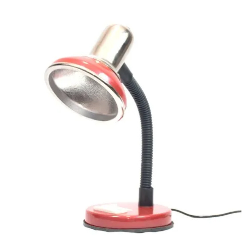 Red Color Royal Study Lamp - Power Source: Electric