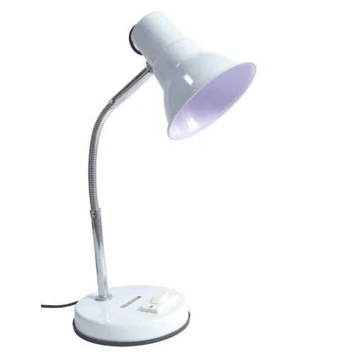 Antique Table Lamp - Aluminium & Iron, 10 Watt, Round Shape, Modern Style, White Color, Warm White Light For Cozy Atmosphere