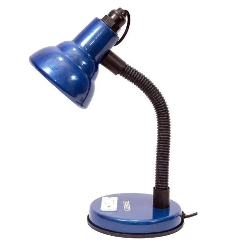 New Jyoti Blue Color Flexible Study Lamp - Material: Metal