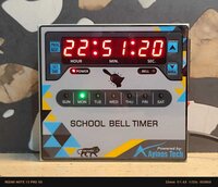 Smart School Bell System - Color: White