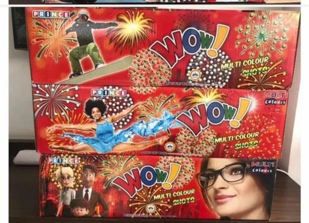 100 Skyshots Crackers - Ceramic Type: Earthenware / Stoneware