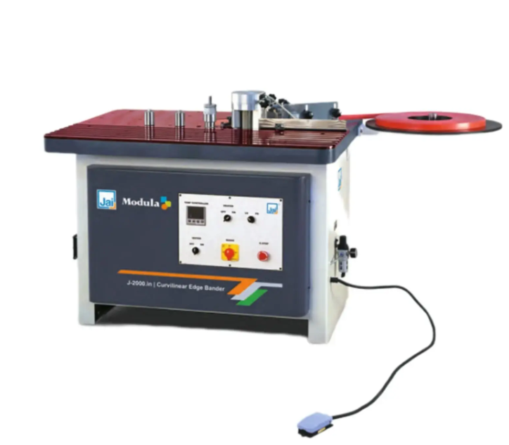 J-2000.in(1 PH) 0.5-2mm के PVC और ABS कॉइल के लिए कर्विलिनियर एज बैंडर