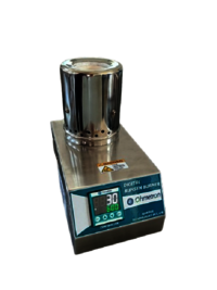 Electric Bunsen Burner - Stainless Steel, 150mm Height X 250mm Width X 265mm Length | Digital Pid Controller, Cool-to-the-touch Base, 50c To 600c Temperature Range
