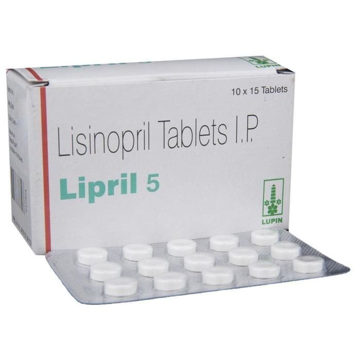 Lisinopril Tablet - 10mg Dosage | High-Quality Blood Pressure Regulation, Non-Diuretic Formula, Easy to Swallow