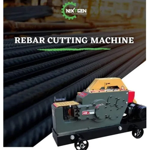 Rebar Cutter Machine - Color: Gray