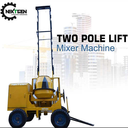 Two Pole Lift Mixer Machine - General Use: Industrial